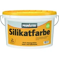 Primaster Wandfarbe Primaster Silikatfarbe 5 L weiß stumpfmatt