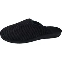 PADERO Herren Pantoffel Hausschuh für breite Füße geeignet