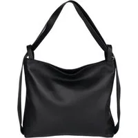 MIRROSI Beuteltasche aus Echtleder, Made in Italy, Shopper Tasche auch als Rucksack 2 in 1, Tragetasche (47x37x9cm) mit viel Stauraum