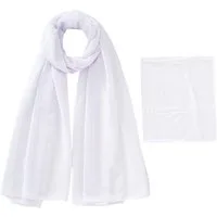 Zaewry Modeschal 2 Stück Hijab Kopftuch Für Damen,Chiffon Hijab Set, Modern Kopftücher