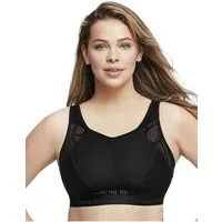 GLAMORISE Sport-BH Atmungsaktiver Mesh-Sport-BH