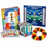 TK Gruppe Stickerbuch XXL Sammelset WM 2026 - Panini Sticker Album, Spielplan Blumenkette
