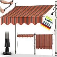 tillvex Klemmmarkise tillvex Balkonmarkise Markise Klemmmarkise Sonnenmarkise Handkurbel