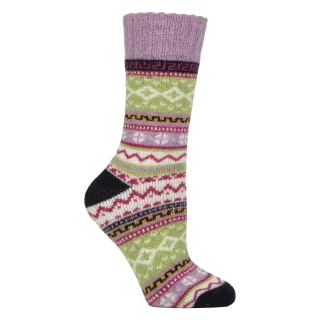 Damen Wandersocken aus Wollmischung mit gepolstertem Schaft