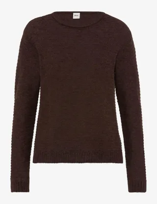 Brax Damen Strickpullover Style LESLEY brunette, dunkelbraun, Gr. 42