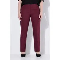 Ulla Popken Funktionshose Hose gerades Bein Elastikbund Stretch