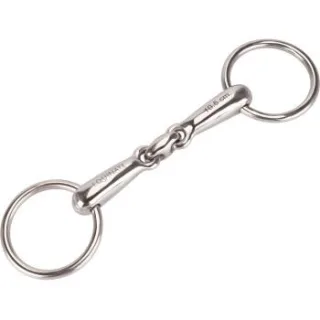 Equinate Pony Wassertrense Edelstahl 16mm doppelt gebrochen 1,6 cm 10,5 cm
