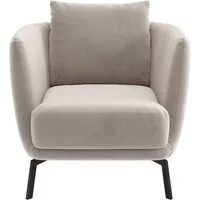 SCHÖNER WOHNEN-Kollektion Sessel Pearl - 5 Jahre Hersteller-Garantie, Maße (B/H/T): 86/68/86 cm, auch in Bouclé, Füße Metall