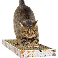 DecoHomeTextil Heimtextilmanufaktur Kratzbrett für Katzen, Kratzpappe Kratzmatte Krallenpflege