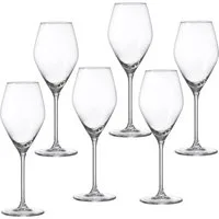 Ritzenhoff & Breker Weißweinglas Salsa, 6-tlg., Glas, robust und kristallklar, 6-teilig