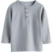 Next Langarmshirt Langarmshirt mit Henley-Ausschnitt (1-tlg)
