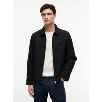Tommy Hilfiger Kurzjacke LIGHT WEIGHT TWILL SHACKET Twill Struktur Übergangsjacke Blouson Stehkragen Jacke