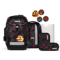ergobag Schulranzen Schulranzen-Set MAXI TaekBärdo 6-teilig, 24/25 (6-teilig), ergonomisch, ab 1. Klasse, Your-Size-System