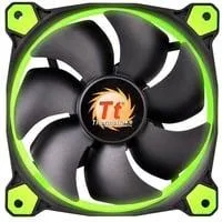 Riing 14 LED Green 140x140x25, Gehäuselüfter schwarz/grün, 140 mm