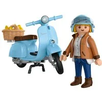 Playmobil® 80 Jahre Vespa: Iconic Style (72284), Vespa Konstruktions-Spielset, (23 St), Made in Europe