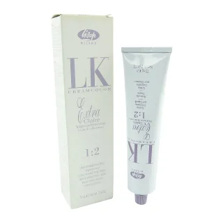 Lisap LK Cream Color Extra Claire Permanent Creme Haar Farbe Coloration 75ml - 11/07 Very Light Beige Natural Blonde / Superhellbeigeblond Natur