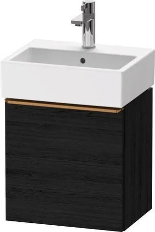 Duravit D-Neo Waschtischunterbau wandhängend Eiche Schwarz Matt 434x322x440 mm - DE4217R04160000 DE4217R04160000
