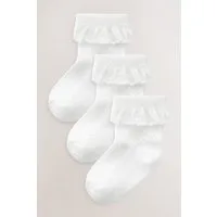 Next Kurzsocken Babysocken mit Spitze, 3er-Pack (3-Paar)