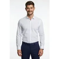 HUGO Businesshemd Kenno Kentkragen, Slim Fit, Baumwoll-Mix