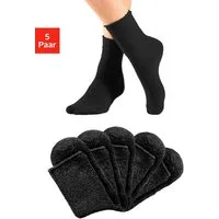 Lavana Kuschelsocken Damensocken Flauschige kuschelige warme Plüsch Socken (Packung, 5-Paar, Gr. 35-38 bis 39-42) ideal als Bettsocken