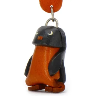 Pinguin Schl?sselanh?nger aus Leder