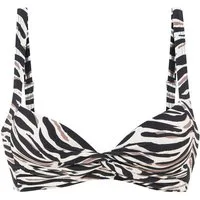 LASCANA Bustier-Bikini-Top Debbie, mit abstraktem Animal-Print