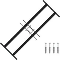 vidaXL Fenster Fenstersicherheitsgitter 76 x 30 cm Galvanisiertes Stahl