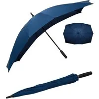 Impliva Langregenschirm Falcone® XXL rechteckiger Regenschirm für zwei, außergewöhnlich