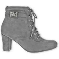 Hirschkogel Trachten Stiefeletten - FANNY - grau Stiefelette
