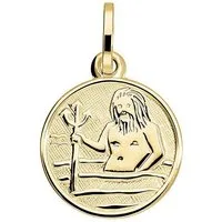 My Gold Sternzeichenanhänger Damen & Kinder Sternzeichen Anhänger Gold 333 WASSERMANN - Zodiac (Set, 1-tlg., inkl. Schmuckbox), Geschenke