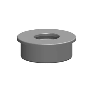 Dornbracht Rosette Ersatzteile 092787011 D. 28 x D. 12,2 x 7 mm Messing gebürstet (23kt Gold) 092787011-28