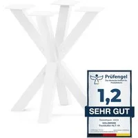 HOLZBRINK Tischbein HOLZBRINK Tischbeine Metall Tischgestell für Beistelltisch 40x40x43, 1 Stück Computertisch Gartentisch