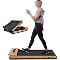Sportstech Laufband WoodPad Pro, Geschwindigkeit bis 8 km/h, klappbar, Echtholz, App kompatibel