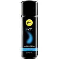 pjur Gleitgel Aqua Gleitmittel - 500ml, für ein angenehmes und weiches Gefühl - Made in Germany