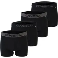 O'Neill Boxershorts Men boxer O'Neill plain Multipack (4-St) mit Logo Webbund
