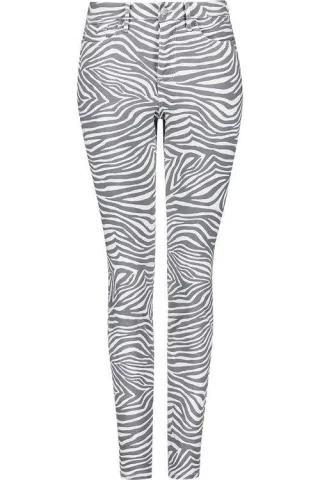 Ami Skinny Jeans Print Premium Denim | Kenia-Zebra