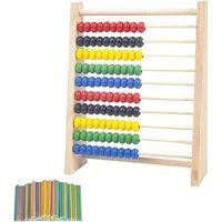 FELIXLEO Rechenschieber Abakus Rechenschieber Holz Rechenrahmen Lernspielzeug für Kinder, (1-tlg)