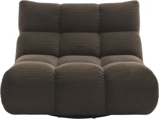 Home affaire 1,5-Sitzer "Cozy Bubble, 360 drehbarer Sessel, Breite 107cm" mit eleganter Steppung, Rundumbezug & weicher Polsterung