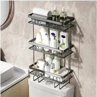 GarveeMore Badregal Neu Aufbewahrungsregal über der Toilette Badezimmer Lagerung Organizer