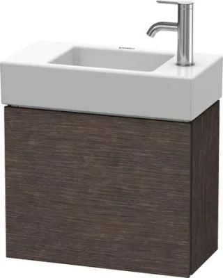 Duravit L-Cube Waschtischunterbau wandhängend Eiche dunkel gebürstet Matt 480x240x400 mm - LC6246L72 LC6246L7272