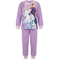 Disney Schlafanzug Disney Die Eiskönigin Kinder Mädchen Coral Fleece Schlafanzug Pyjama Gr. 98 bis 128