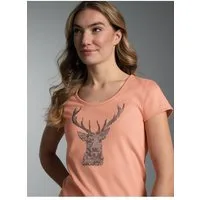 Trigema T-Shirt TRIGEMA T-Shirt Glitzer-Hirsch (1-tlg)