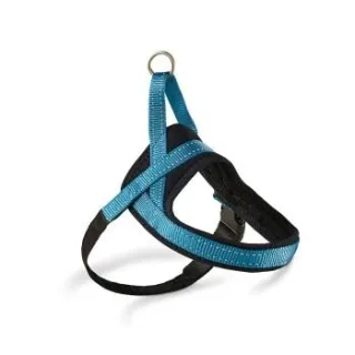 Wolters Soft & Safe Geschirr Geschirr Hundegeschirr aqua/ schwarz XXL