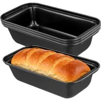 FELIXLEO Airfry-Backblech 4Stk Kastenform Brot 25cm Antihaft Kohlenstoffstahl Backform, (1-St)