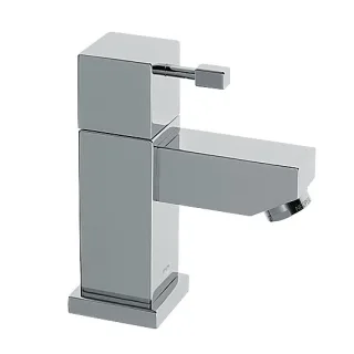 Kaja Aquadrat Standventil DN 15, Ausl. 90 mm flexibler Anschlusschlauch, chrom 20805-C