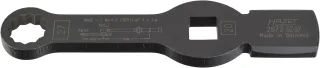 HAZET Schlag-Ringschlüssel, Doppelsechskant mit 2 Schlagflächen - 2872SZ-27