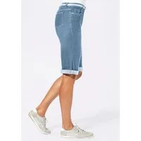 Witt Jeansshorts Jeans-Bermudas leicht vertieft