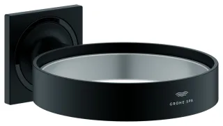 GROHE Halter Allure 40963_1 für, Seifenschale/Föneinsatz phantom black, 40963KF1 40963KF1