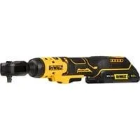Akku-Ratsche DCF513D1G, 3/8", 18Volt, Schrauber gelb/schwarz, XR Li-Ionen-Akku 2,0Ah