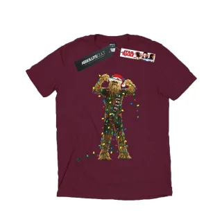 Star Wars - T-Shirt für Herren (Burgunderrot)